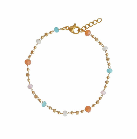 Bracelet Nature Stones - Gold