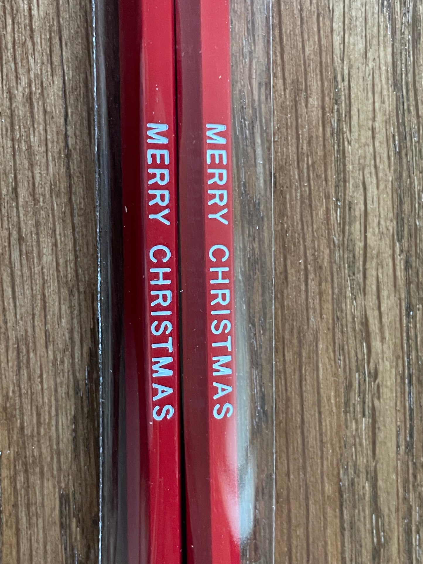 Merry Christmas Pencils, set of 2