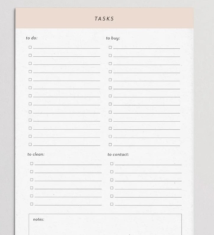 Tasks Notepad