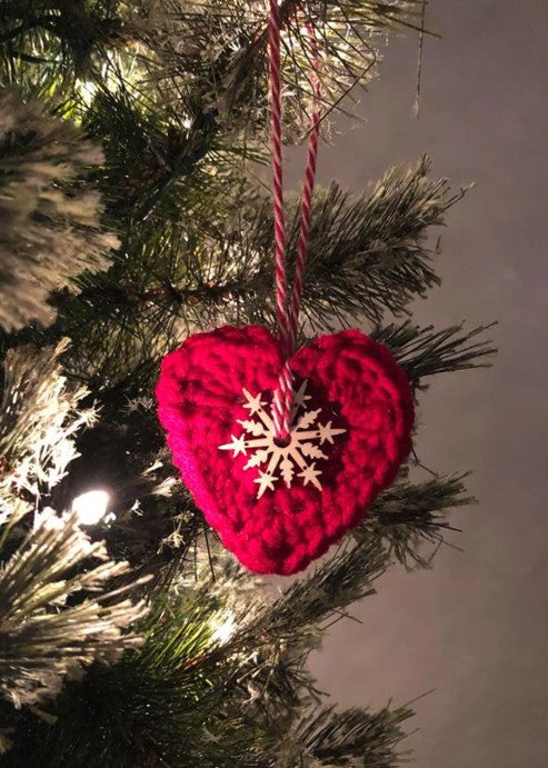 Heart Ornament, set of 1