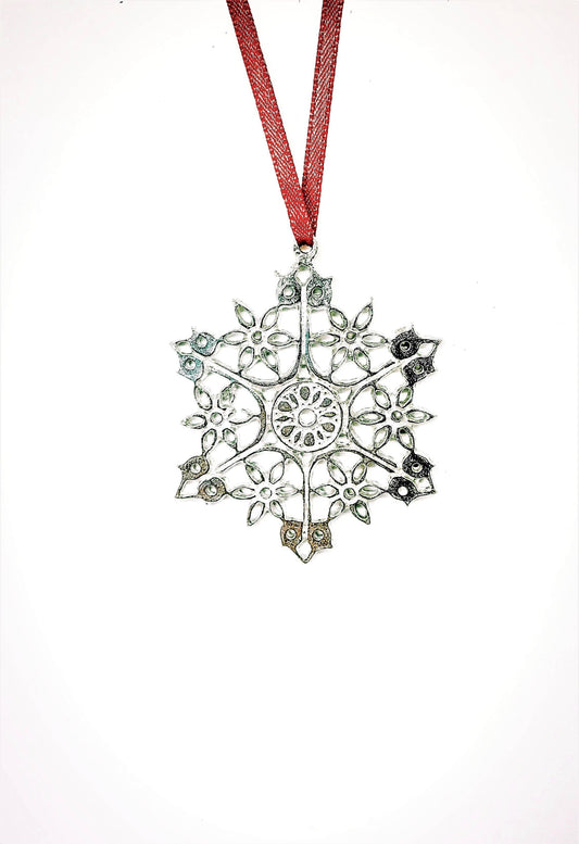 Handmade Snowflake Christmas Ornament