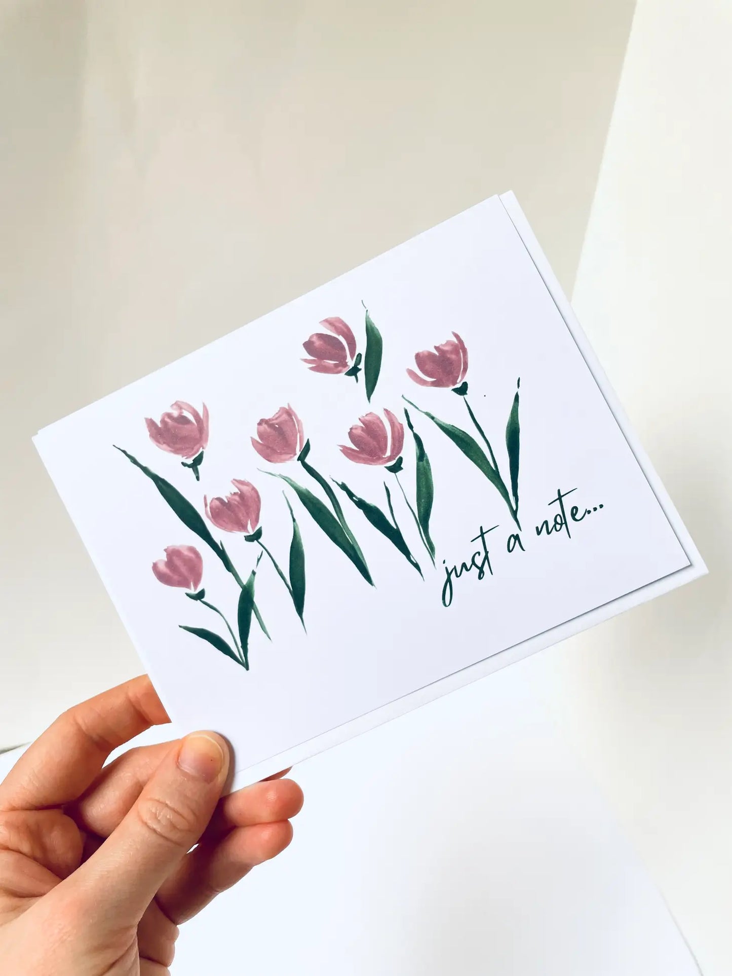 Simple Tulip Stationery Sets, Notepads and Card Box Set