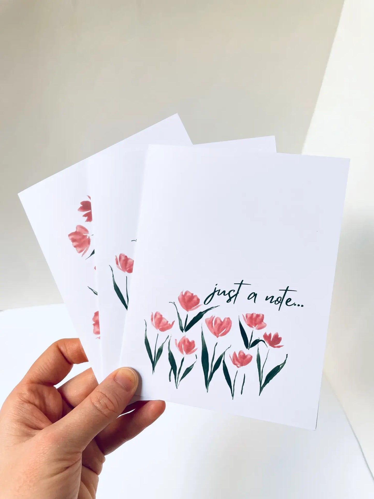 Simple Tulip Stationery Sets, Notepads and Card Box Set