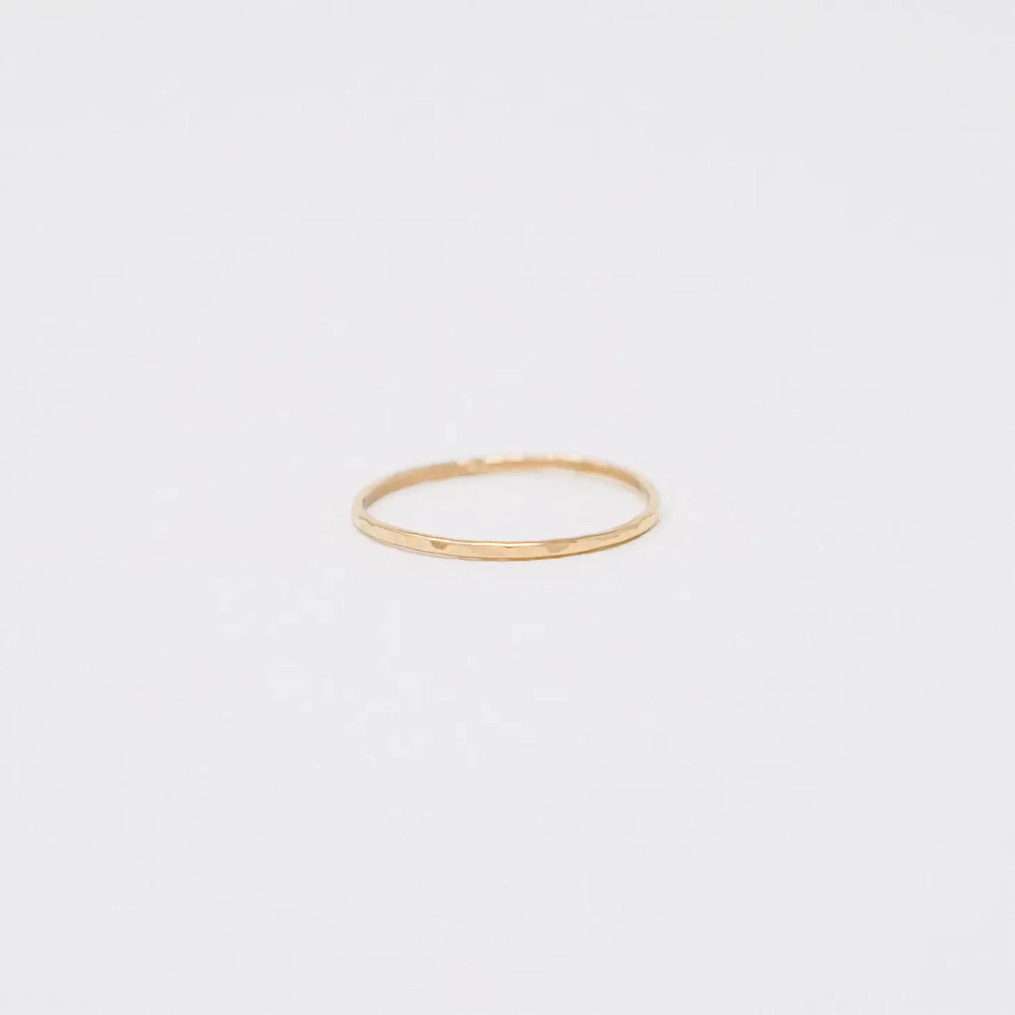 Hammered Stacking Ring, set of 1