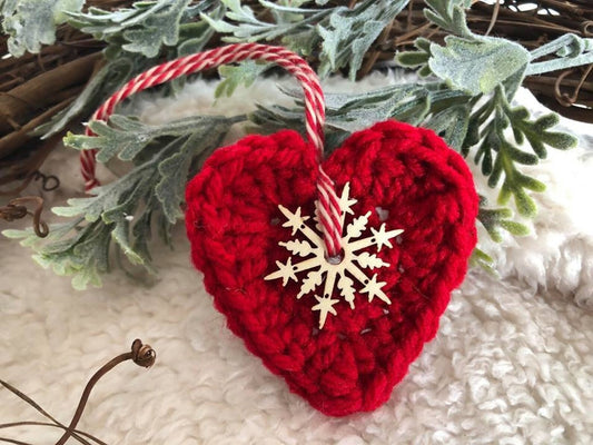 Heart Ornament, set of 1