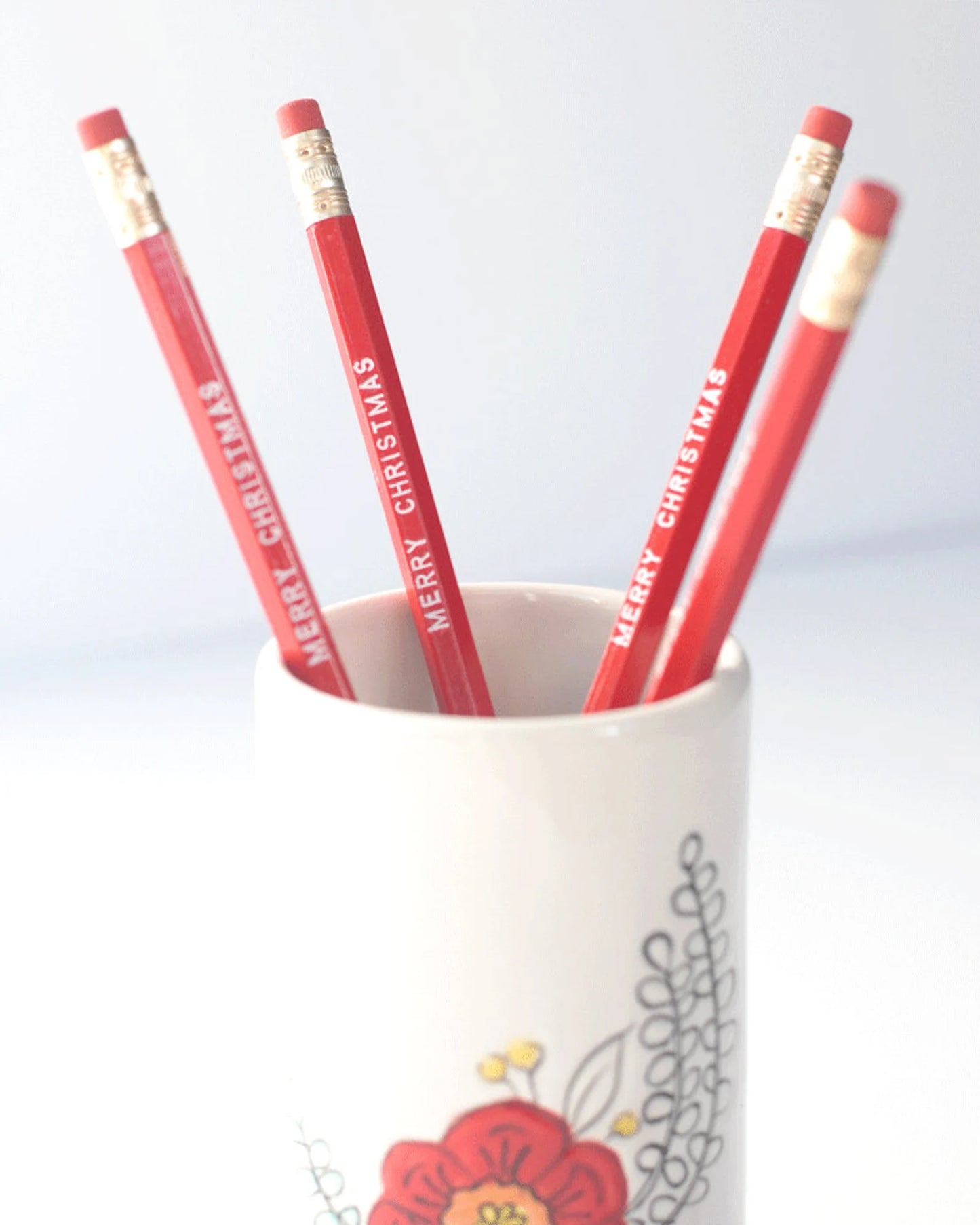 Merry Christmas Pencils, set of 2