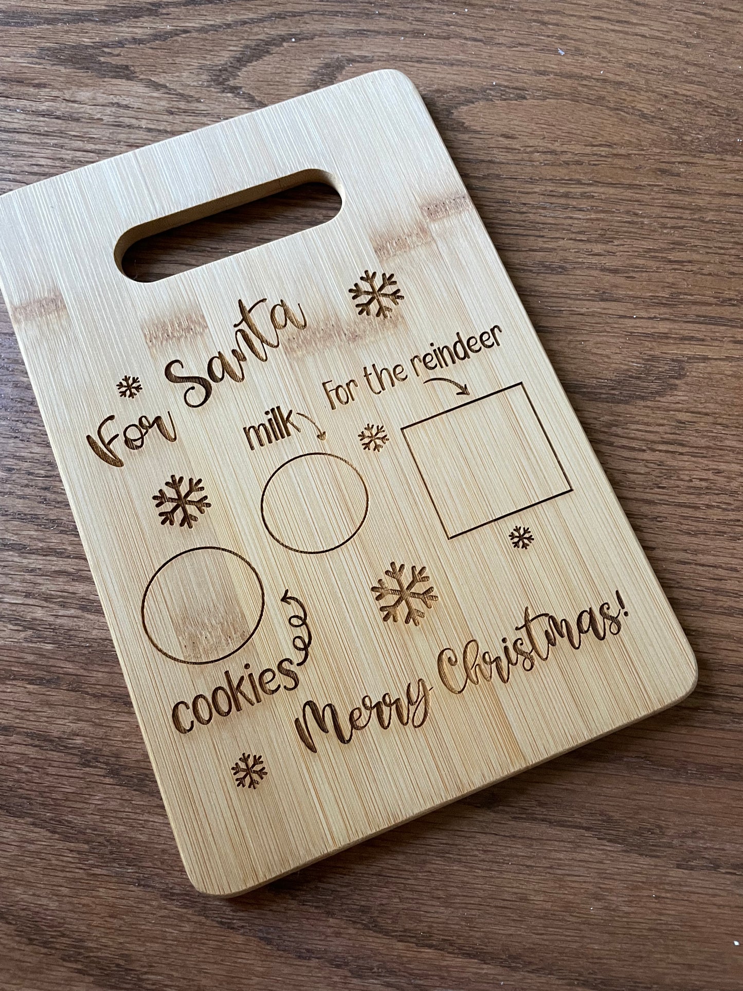 Cutting Board- Dear Santa Cookie Tray