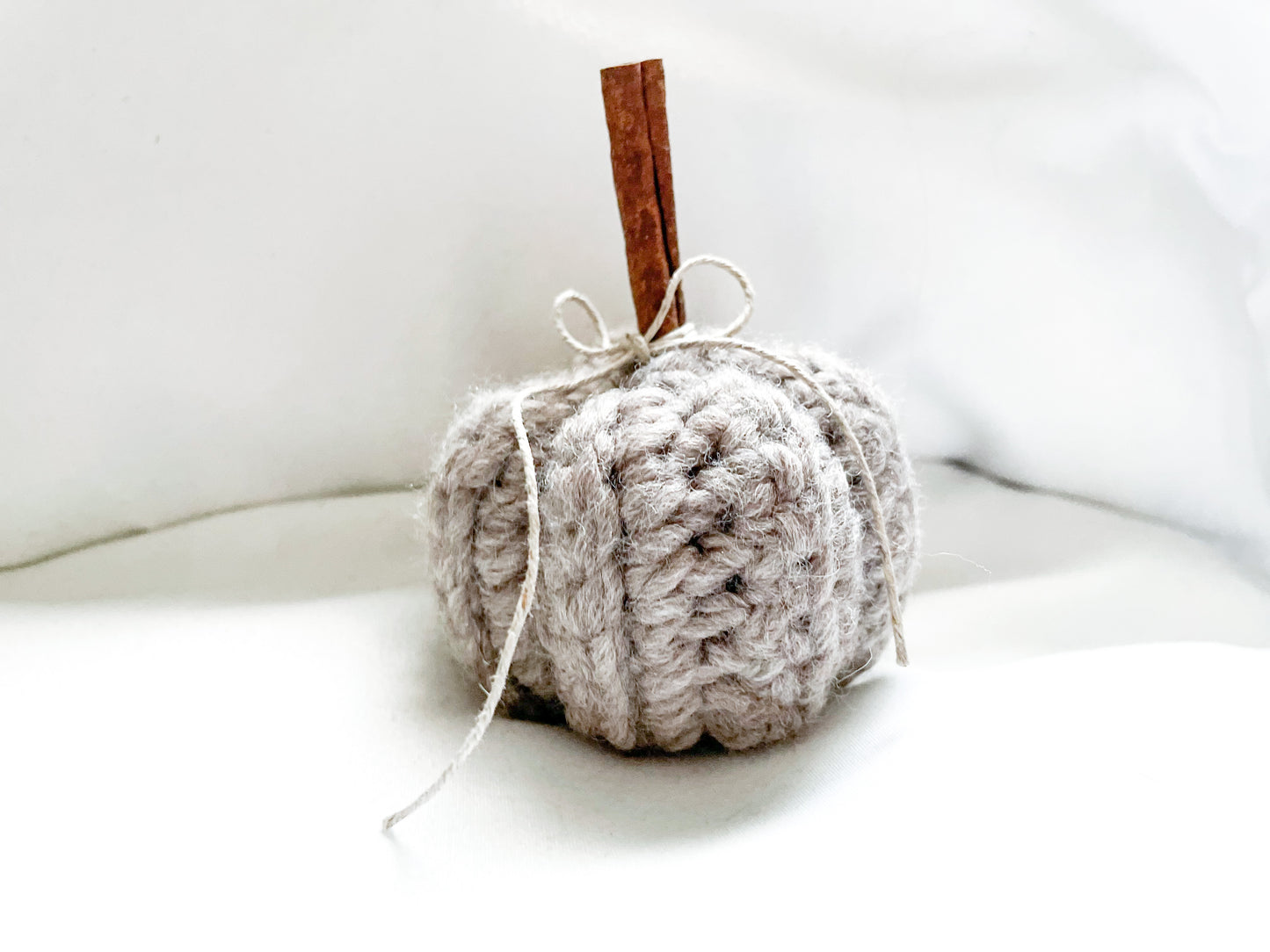 Mini crochet pumpkins