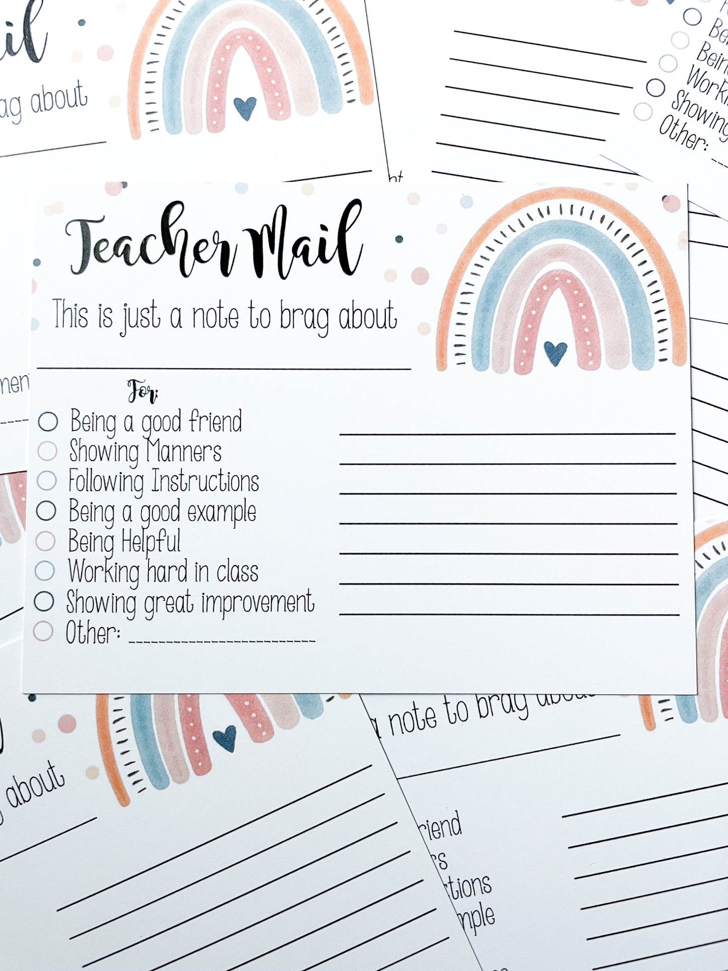 Teacher Mail Postcard, pack of 10