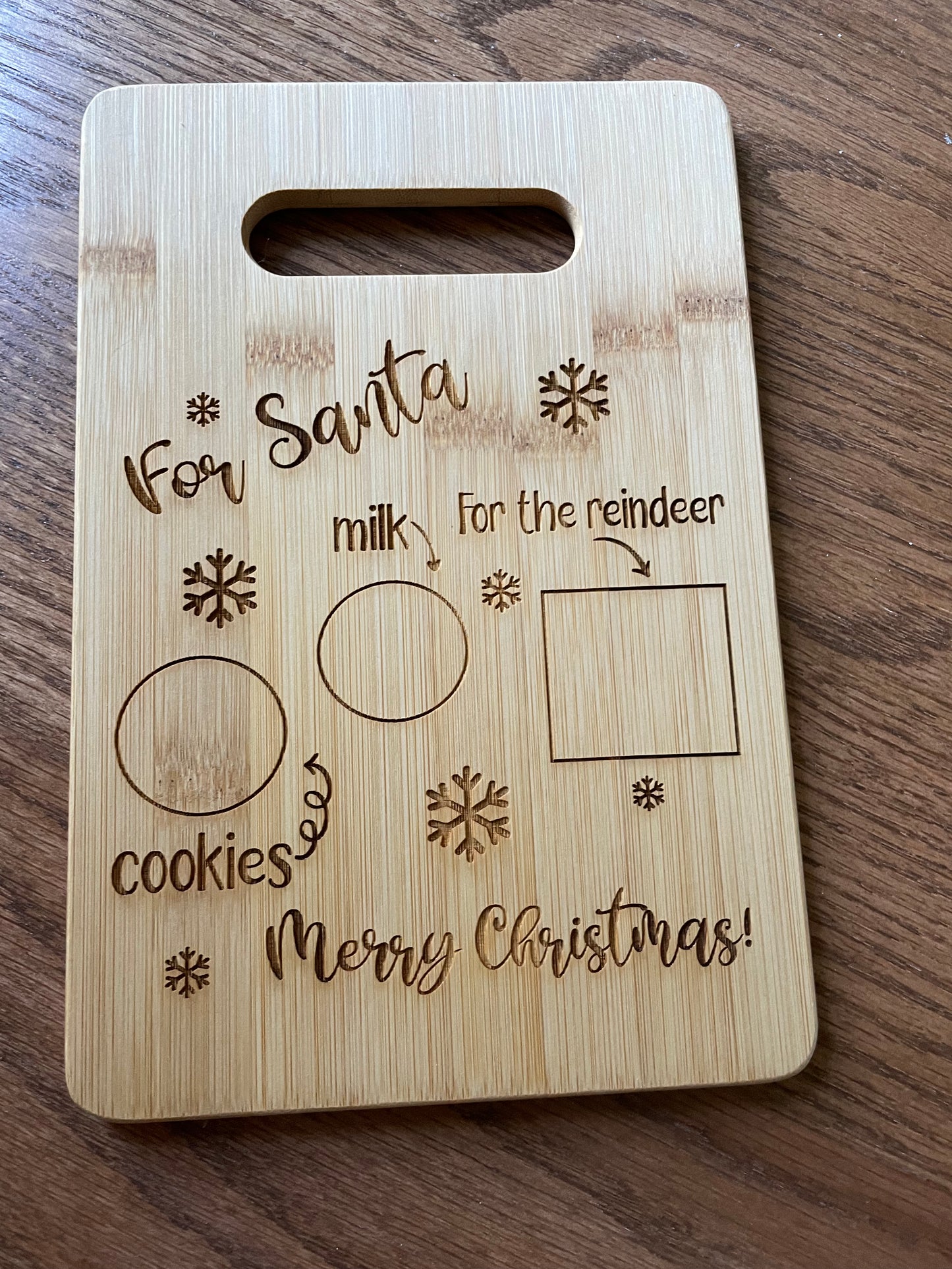 Cutting Board- Dear Santa Cookie Tray