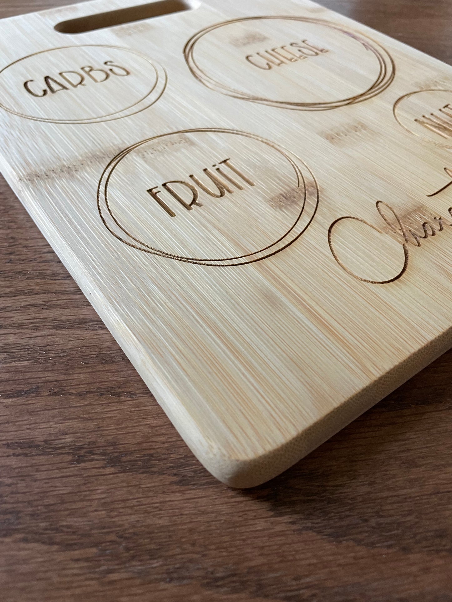 Cutting Board- Charcuterie Circles 8.5 x 11