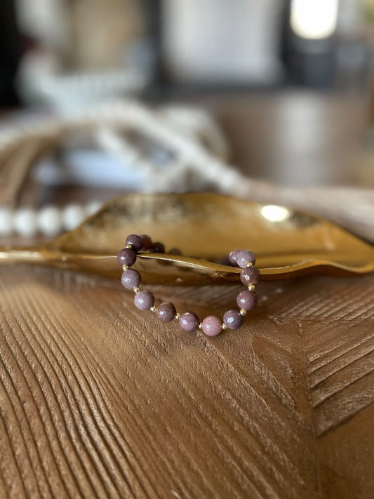 Poppies and Jules Aventurine Bracelet