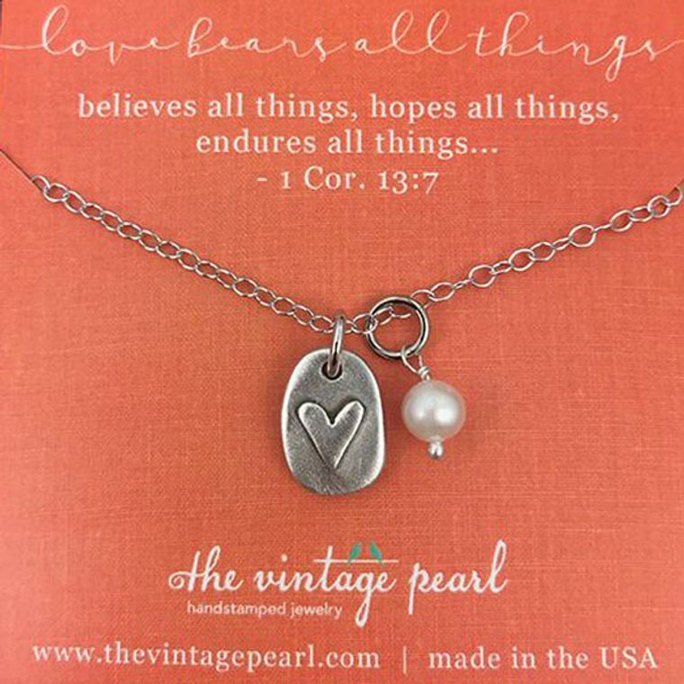 Love Bears All Things Necklace