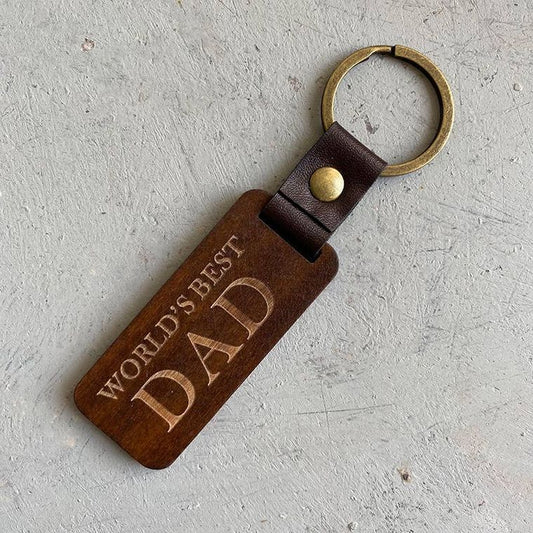 World's Best Dad Keychain