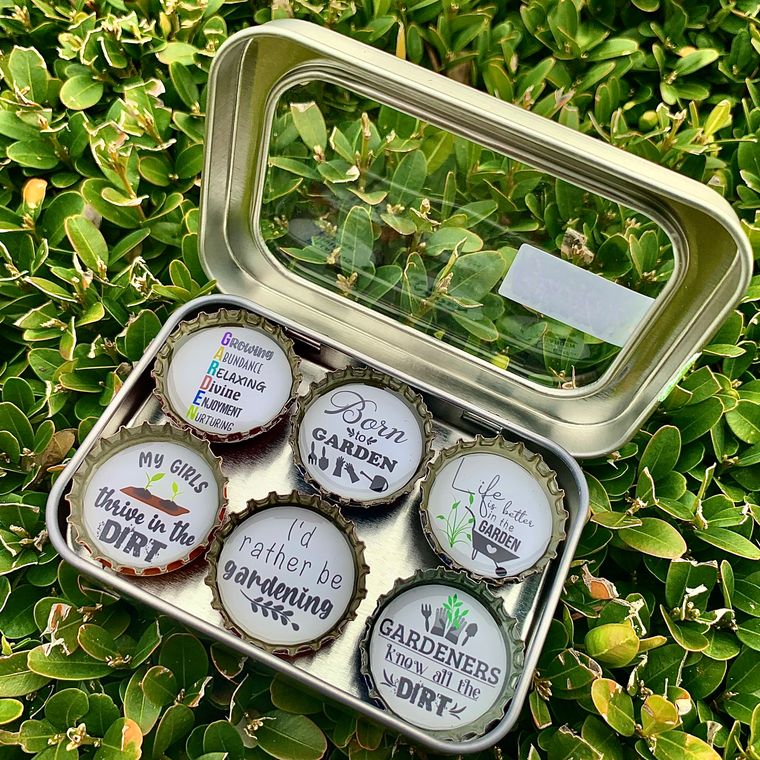 Garden magnet set - 6 pack